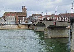 Skyline of Saint-Jean-de-Losne