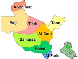 Salah ad Din districts