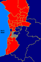 Results of the 2006 South Australian state election showing state electoral districts