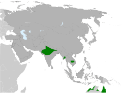 Mapa występowania