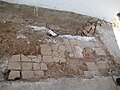 scavo archeologico del settembre 2007: resti di pavimentazione tardo antica appartenente ad un ambiente con il quale la chiesa del XII secolo era in comunicazione