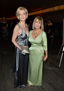 Sheila McCarthy & Debra McGrath at Music & Movies CFC Gala & Auction Fundraiser 2014.jpg