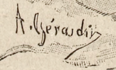 signature d'Auguste Gérardin