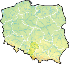 województwo śląskie na mapie Polski