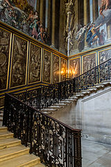 Balustrade of King's Staircase, Hampton Court Palace, c. 1695