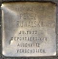 Stolperstein für Perez Ruwalski (Rolandstraße 63)