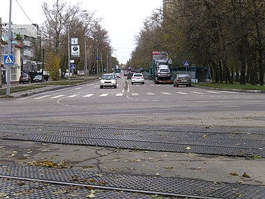 Начало улицы (фото 2010 года)