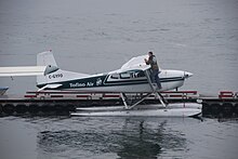 Tofino Air Cessna 180 at Tofino Harbour Water Aerodrome Tofino Air Cessna 180.JPG