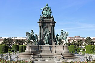 Монумент австрийской императрице Марии Терезии. 1888. Вена. Мария-Терезиен-плац. Проект К. фон Хазенауэра
