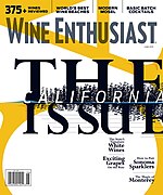 Обложка журнала Wine Enthusiast Magazine за июнь 2019 года, 
