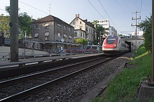 Bahnhof und Nordbrücke/Portal Wipkingertunnel (2006)