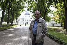 Праонук архітектора Карла Шольця — Віктор Шольц в Качанівці в 2012 році