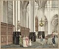 Hermanus Petrus Schouten op 'Interieur van de Nieuwe Kerk', Amsterdam (1796)