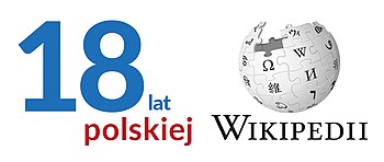 Kliknij by przejść do strony nawigacyjnej osiemnastki polskiej Wikipedii