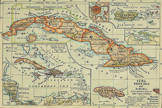 Localização de Cuba