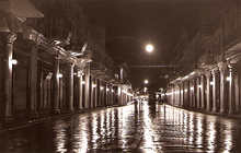 Al Rasheed Street Baghdad in 1942 Al Rasheed Street Baghdad after the rain 1942.png