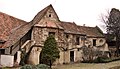 The inner courtyard of the medieval Evangelical Lutheran fortified church of the local Transylvanian Saxon community in Cisnădie