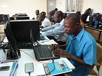 Salle informatique CNF Abidjan