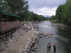 Skyline of Salida, Colorado