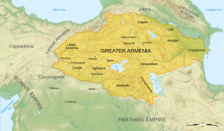 Location of Upper Armenia