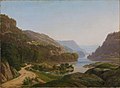 Drammenselven um 1840 (Norwegischen Nationalmuseum für Kunst, Architektur und Design)