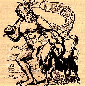 A modern interpretation of Azazel, from Collin de Plancy's Dictionnaire Infernal (Paris,1825)