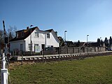 Railway halting place in Wesseln