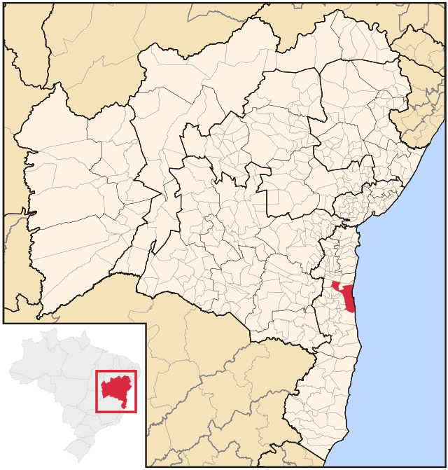 Localização de Ilhéus na Bahia
