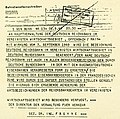 Alemania Federal: telegrama ferroviario sobre la creación de los ferrocarriles estatales, Deutsche Bundesbahn (1949).