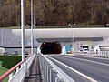 Túnel de Baránovka (2 619 m) en la carretera federal M27 a su paso por Trudá.