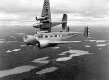 F-2s in Alaska, 1941 Beechcraft F-2s in Alaska June 1941.png