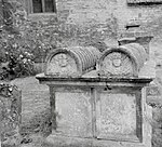 Group of 6 monuments in the churchyard approx. 5m south of nave and west of porch to Church of St Mary