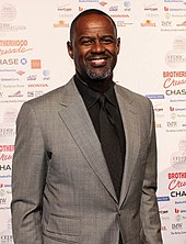 McKnight at the 2014 Pioneer of African American Achievement Awards Gala in Beverly Hills, California Brian McKnight 2014.jpg