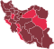 2019-nCoV infekcijas izplatība Irānas ostānos (jaunākie dati).