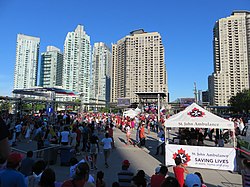 Event crowd at Celebration Square