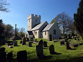 St Curig, eine Kirche in Porthkerry