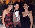 Cynthia Geary, Rob Morrow e Janine Turner nos premios Emmy de 1993