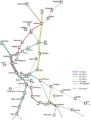 Deutsches InterCity-Netz 1985–1987