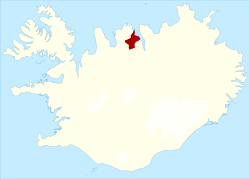 达尔维屈比格兹在冰岛的位置