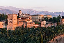 Рассвет Дворец Карла V Альгамбра Гранада Андалусия Испания.jpg