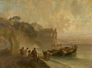 Pescatori a Posillipo al palazzo di Donna Anna, Museo d'arte di San Paolo (San Paolo del Brasile)