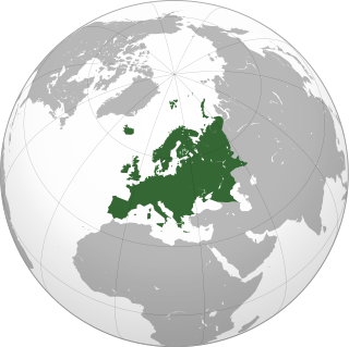 خارطة أوروبا بحدودها الجغرافية المُتعارف عليها: جبال الأورال والقوقاز