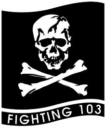 Знак отличия 103-й истребительной эскадрильи (ВМС США) 1995.png