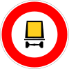No vehicles carrying dangerous goods