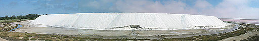 France salin de giraud salt mountain