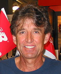 Der fünftplatzierte Frank Shorter (Foto: 2002) gewann sieben Tage später den Marathonlauf