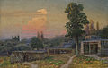 Gevork Bashindzhagian.
Armena vilaĝo ĉe sunrise.jpg