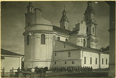 Kościół w latach 30. XX w. (aut. Jan Bułhak)