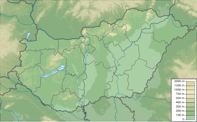 Location map Унгарија