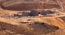 A destroyed IS chemical weapons factory in Deir ez-Zor Governorate, Syria, 9 March 2017 ISIL chemical weapons factory.png